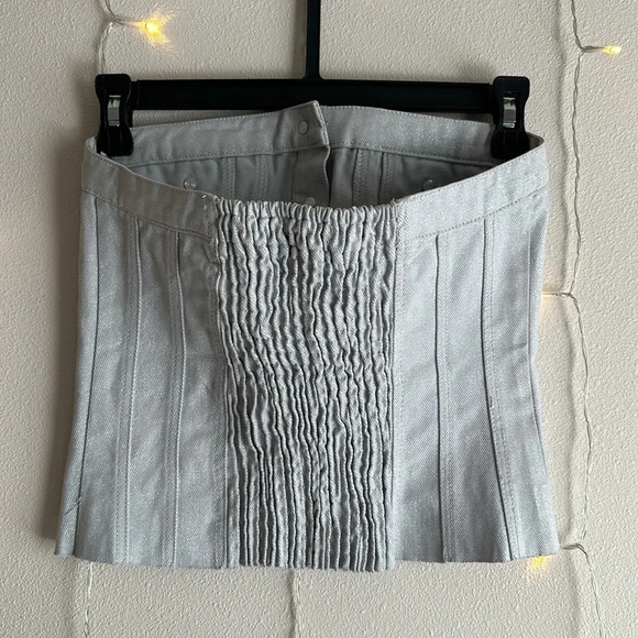 Zara Denim Tube Top 🩶​ - Picture 3 of 4